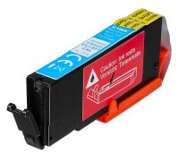dots  cyan Druckerpatrone kompatibel zu Canon CLI-551 XL C