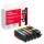 dots  2x schwarz, cyan, magenta, gelb Druckerpatronen kompatibel zu Canon PGI-550 XL PGBK, CLI-551 XL BK/C/M/Y