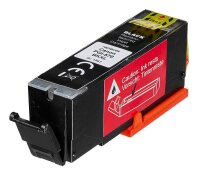 dots  schwarz Druckerpatrone kompatibel zu Canon PGI-570 XL PGBK