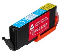 dots  cyan Druckerpatrone kompatibel zu Canon CLI-571 XL C