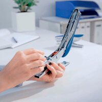 LEITZ Heftzange 5548 blau-metallic, 1 St.