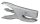 LEITZ Heftzange 5549 silber, 1 St.