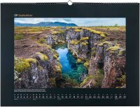 KUNTH Monats-Wandkalender Farben der Erde - Europa 2026, 1 St.