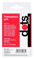 dots  gelb Druckerpatrone kompatibel zu Canon CLI-571 XL Y