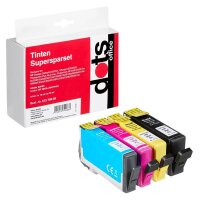 dots  schwarz, cyan, magenta, gelb Druckerpatronen...