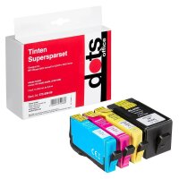 dots  schwarz, cyan, magenta, gelb Druckerpatronen...