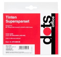 dots  schwarz, cyan, magenta, gelb Druckerpatronen kompatibel zu HP 934XL/935XL (X4E14AE), 4er-Set