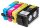 dots  schwarz, cyan, magenta, gelb Druckerpatronen kompatibel zu HP 934XL/935XL (X4E14AE), 4er-Set