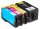 dots  schwarz, cyan, magenta, gelb Druckerpatronen kompatibel zu HP 912XL (3YP34AE), 4er-Set