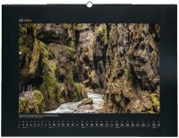 KUNTH Monats-Wandkalender Wildnis Deutschland 2026, 1 St.