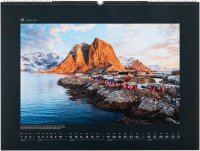 KUNTH Monats-Wandkalender Hurtigruten 2026, 1 St.