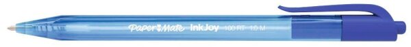 PaperMate Kugelschreiber InkJoy 100 RT blau/transparent, Schreibfarbe: blau, 1 St.