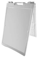 LMG Kundenstopper weiß DIN A1 2 Fächer 68,0 x 77,0 x 110,0 cm, 1 St.