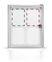magnetoplan Schaukasten CC alu 6x DIN A4 90,0 x 6,5 x 79,0 cm, 1 St.