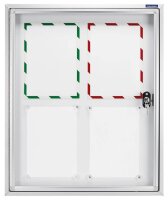 magnetoplan Schaukasten CC alu 4x DIN A4 65,0 x 6,5 x 79,0 cm, 1 St.