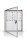 magnetoplan Schaukasten CC alu 4x DIN A4 65,0 x 6,5 x 79,0 cm, 1 St.