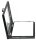 LMG Schaukasten grau 2x DIN A4 29,7 x 4,5 x 42,0 cm, 1 St.