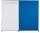 magnetoplan Trennwand 1103803, blau 125,0 x 180,0 cm, 1 St.