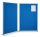 magnetoplan Trennwand 1103803, blau 125,0 x 180,0 cm, 1 St.