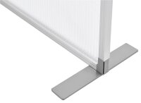 magnetoplan Trennwand 1103851, transparent 100,0 x 180,0...