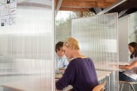 magnetoplan Trennwand 1103851, transparent 100,0 x 180,0 cm, 1 St.