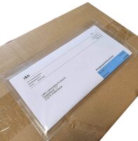 LMG Lieferscheintaschen Kunststoff DIN lang 1.000 St.