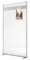 magnetoplan Trennwand 1103880, transparent 100,0 x 180,0...