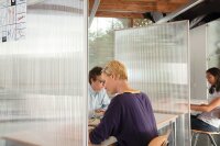 magnetoplan Trennwand 1103880, transparent 100,0 x 180,0 cm, 1 St.