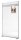 magnetoplan Trennwand 1103880, transparent 100,0 x 180,0 cm, 1 St.