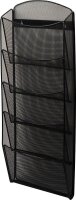 helit Wandprospekthalter Mesh schwarz DIN A4 5...