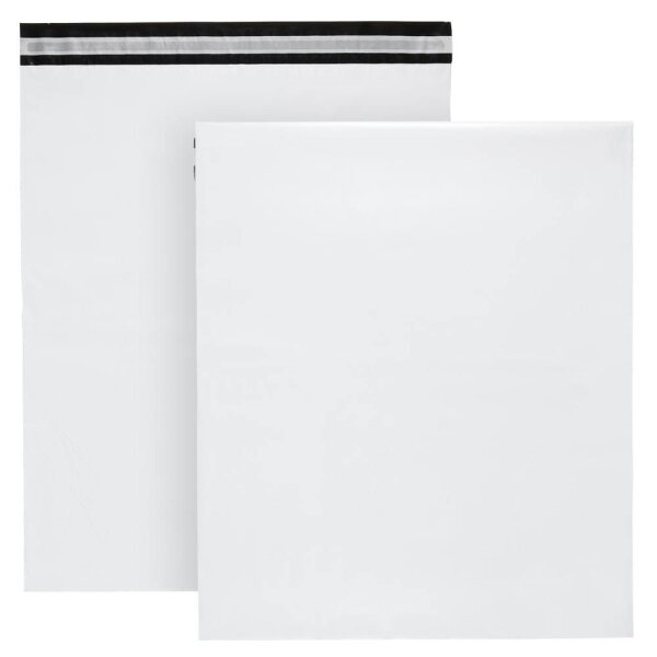 LMG Folienversandtaschen Super elastisch ohne Fenster weiß 100 St.
