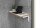 HAMMERBACHER SilentSpace Telefonbox grau 1 Fachboden mit Beleuchtung
