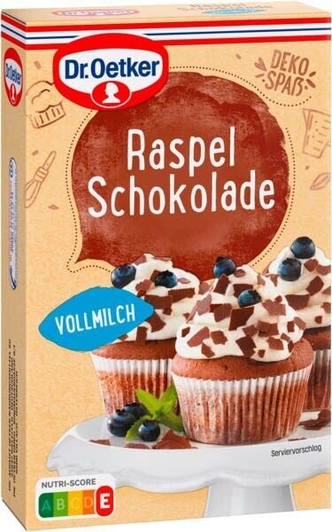 Dr. Oetker Raspelschokolade Vollmilch 100,0 g  ( 1498767002 )