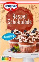 Dr. Oetker Raspelschokolade Vollmilch 100,0 g  (...