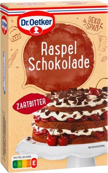 Dr. Oetker Raspelschokolade Zartbitter 100,0 g  ( 1498759001 )