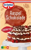 Dr. Oetker Raspelschokolade Zartbitter 100,0 g  (...