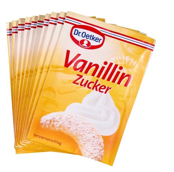 Dr. Oetker  Vanillezucker, 10x 8,0 g