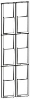 helit Wandprospekthalter the placativ transparent 1/3 DIN...