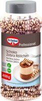 Dr. Oetker Schoko Zebra Röllchen Dekor 400,0 g, 1 St.