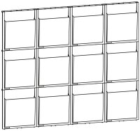 helit Wandprospekthalter the placativ transparent DIN A4...