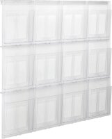 helit Wandprospekthalter the placativ transparent DIN A4 113,6 x 5,4 x 97,8 cm, 1 St.