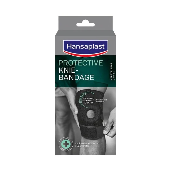 Hansaplast Kniebandage PROTECTIVE 02580 schwarz, 1 St.