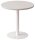 meet powered by PAPERFLOW Beistelltisch rund Spanplatte weiß 60,0 x 60,0 x 60,0 cm, 1 St.