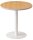 meet powered by PAPERFLOW Beistelltisch rund Spanplatte buche 60,0 x 60,0 x 60,0 cm, 1 St.