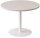 meet powered by PAPERFLOW Beistelltisch rund Spanplatte weiß 80,0 x 80,0 x 60,0 cm, 1 St.