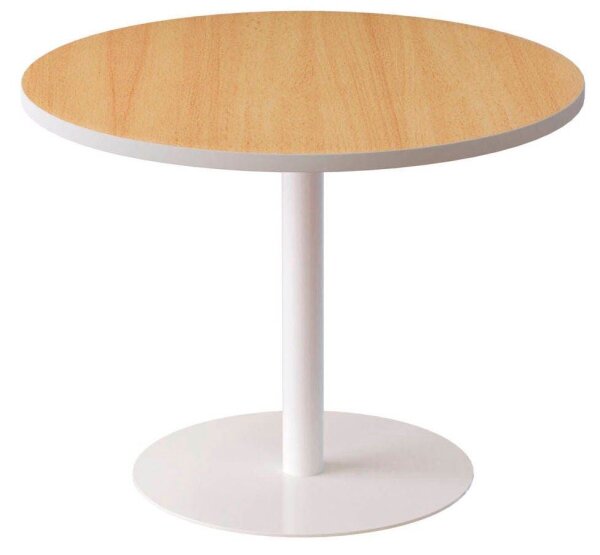 meet powered by PAPERFLOW Beistelltisch rund Spanplatte buche 80,0 x 80,0 x 60,0 cm, 1 St.