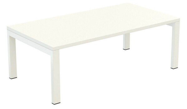 meet powered by PAPERFLOW Beistelltisch rechteckig Spanplatte weiß 114,0 x 60,0 x 40,0 cm, 1 St.