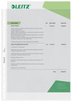 LEITZ Prospekthüllen 4790 DIN A4 transparent genarbt 0,085 mm, 100 St.