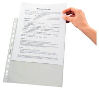 LEITZ Prospekthüllen 4770 DIN A4 glasklar glatt 0,08 mm, 100 St.