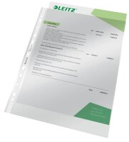 LEITZ Prospekthüllen 4770 DIN A4 glasklar glatt 0,08 mm, 100 St.